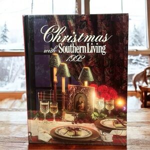 Christmas With Southern Living Hardcover Book Recipes Decor Crafts Vintage 1992
